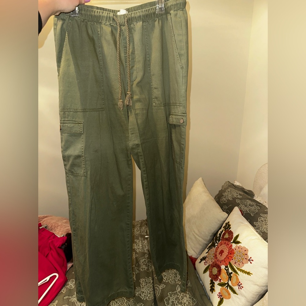 Roxy Olive Green Cargo Pants